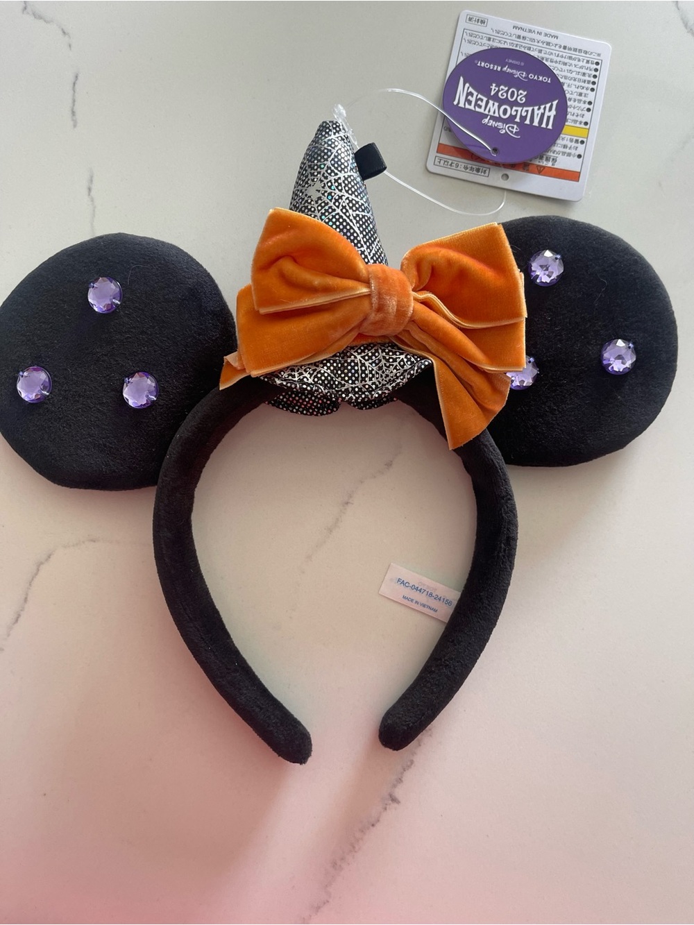 Disney Tokyo Minnie Witch Ears - Picture 6 of 6
